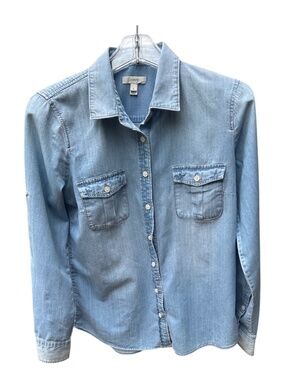 J.Crew Chambray Button up Shirt-Size 6